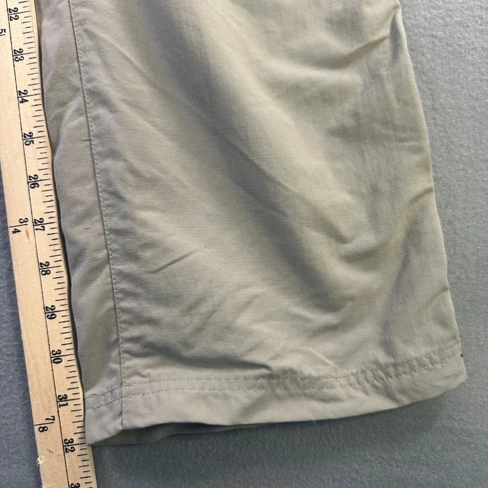 REI Sahara Mens Hiking Pants Tan Khaki Nylon UPF 50+ Outdoor 34x32 784060